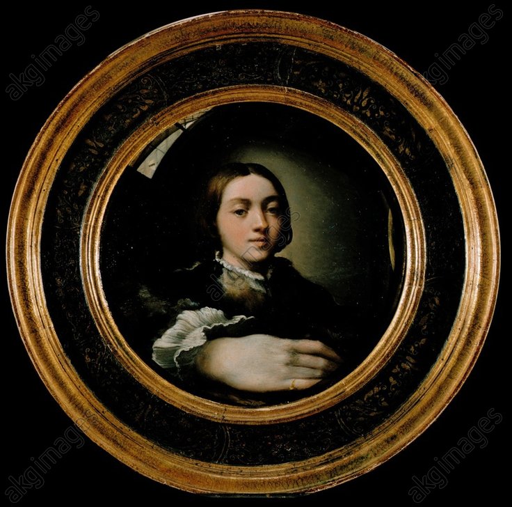 Parmigianino, Selbstbildnis um 1524 - Parmigianino / Self-Portrait / c.1524 -